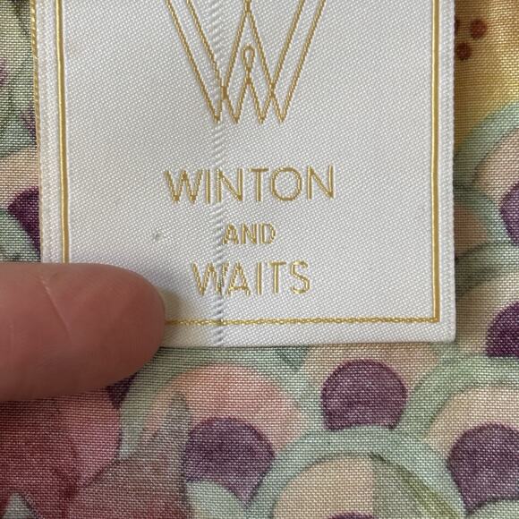 Winton and Waits Short Floral Kimono Top One Size Succulent Plant Colorful Boho - Picture 11 of 14